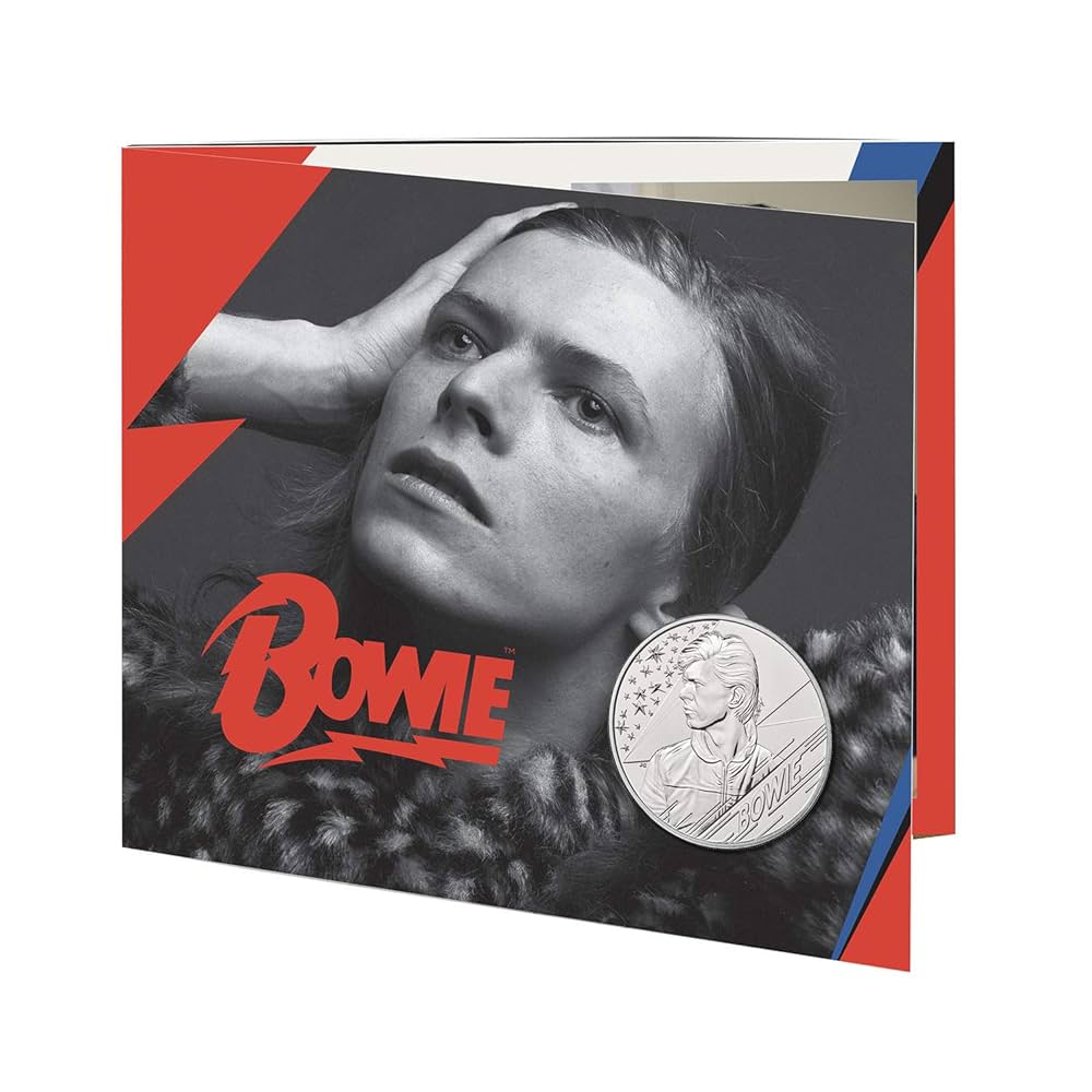 David Bowie Coin £5 Royal Mint Official BU Five Pound Music